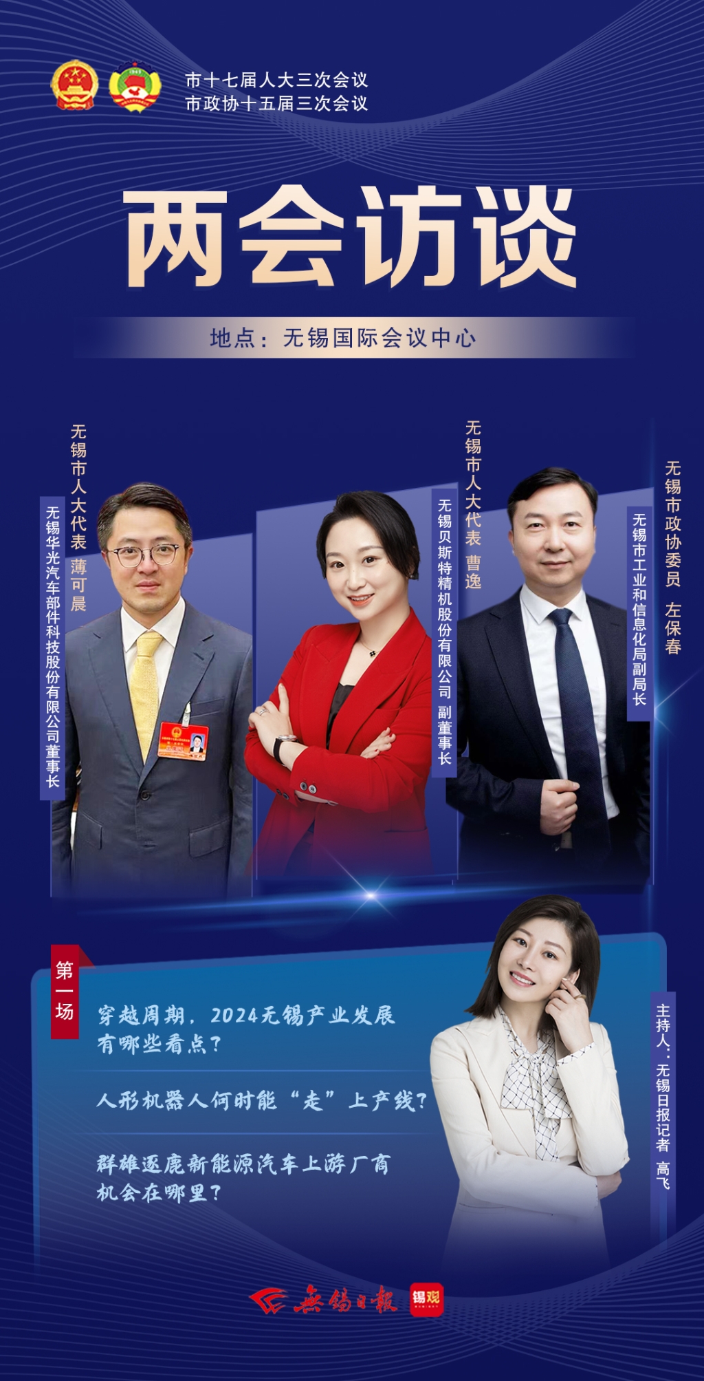 兩會訪談第一場：2024無錫產(chǎn)業(yè)發(fā)展有哪些看點？