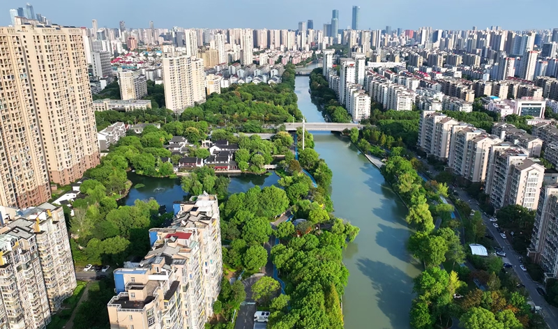 梁溪河成華東平原河道生態(tài)修復(fù)樣本
